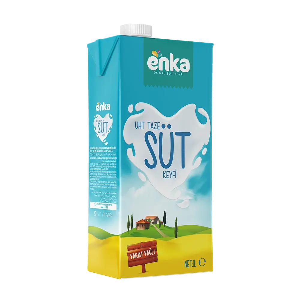 Yarım Yağlı UHT Süt - 1000 ml