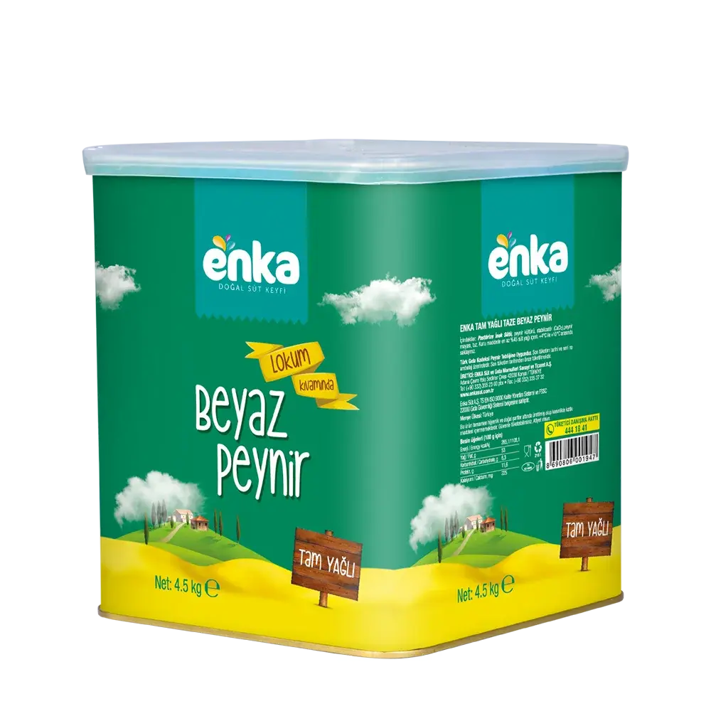 Tam Yağlı Beyaz Peynir Lokum Kıvamında - 4.5 kg