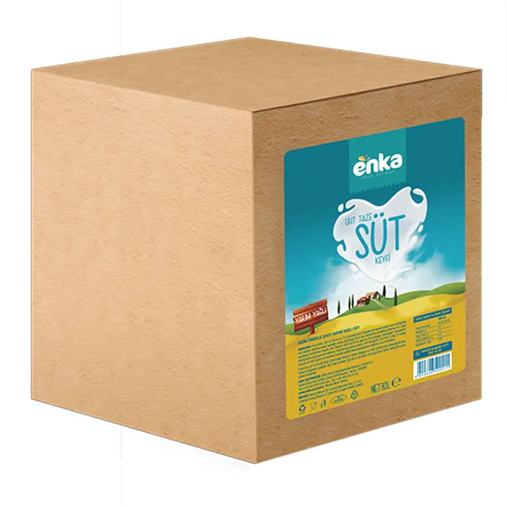 Yarım Yağlı UHT Süt - 10 L